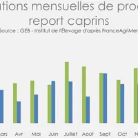 Rebond des volumes de lait de chèvre importés