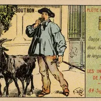 Dans chaque ville de passage, le chevrier chante, joue de la flûte et trait ses chèvres pour les "enfants malades ou riches".