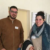 Coralie et Flavien Pousson, futurs installés.