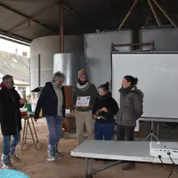 Le prix trèfle d'or a été remis aux trois associés de l’EARL La Rabinière dans l’Indre-et-Loire pour leur démarche d'autonomie alimentaire.
