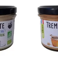 Conditionnement : pot en verre de 90g - Prix de vente recommandé : 3.95 €TTC / pot - DDM : 36 mois