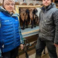 Lisa Sabourault et Dorian Folco, fromagers fermiers dans le Maine-et-Loire
