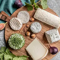 Plateau de fromages de chèvre au lait cru