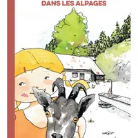 Gamine dans les alpages