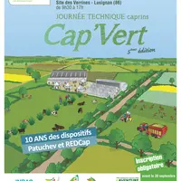 Affiche de la journée technique caprine Cap'Vert