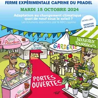 Affiche de la JPO Pradel du 15 octobre 2024