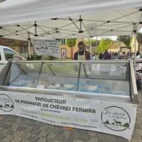 Remorque réfrigérée au marché