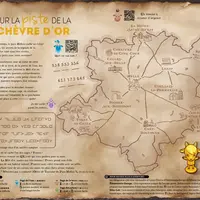 Carte pour trouver la chèvre dorée de l'escape game du pays Mellois