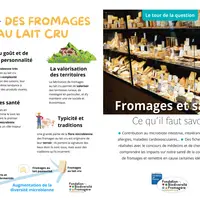 Affiche et livret sur les fromages et la santé