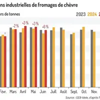 Fabrications industrielles de fromages de chèvre