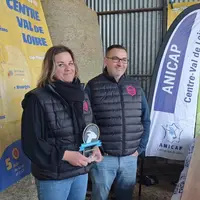 Caroline et Jérôme Gentils de l’EARL du Petit Bois d’Ô