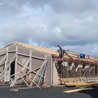Travaux du toit au siège de Capènes
