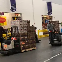 transport de palettes marché de gros