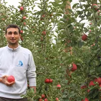 Jean-Daniel Rigaud produit 1000 tonnes de pommes labellisées Vergers écoresponsables. © RFL