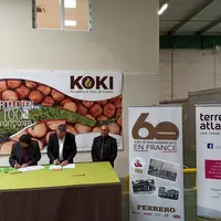 Koki a signé plusieurs partenariat pour développer le verger de noisetiers en France et s'assurer des débouchés. © Koki