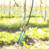 L'arboriculture et le maraîchage dans une moindre mesure se caractérisent par une utilisation courante de capteurs fixes, comme ici les sondes capacit
