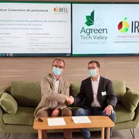 L’Irfel et AgreenTech Valley ont signé une convention afin de développer des technologies numériques au service des producteurs de fruits et légumes.