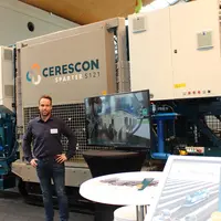 Le Sparter S121 de Cerescon est l'un des deux robots de récolte d'asperges blanches présenté à ExpoSE en Allemagne.