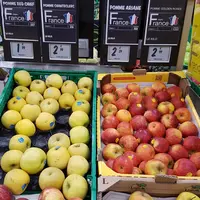 Avec l’absence de différenciation entre les variétés en grande distribution, toutes les pommes pourraient être vendues au même prix avec un lissage ve