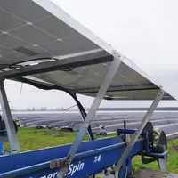 Les panneaux solaires permettent une autonomie au champ des machines d'assistance et évitent la manipulation fastidieuse des batteries pour les rechar