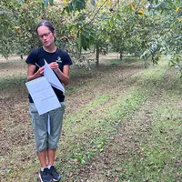 Delphine Sneedse, chargée d'expérimentation à la Senura, a présenté les résultats d'essais menés pendant trois ans sur l’usage du glyphosate dans les