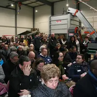 Plus de 300 personnes ont assisté à l'inauguration officielle où intervenaient des producteurs notamment.  © Julia Commandeur - FLD