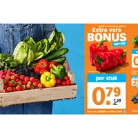 Albert Heijn flyer promotionnel fruits et légumes de saison