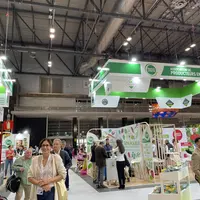 Stand Demain la Terre à Fruit Attraction 2023 à Madrid.