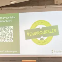 Slide de présentation Trophée Les Remarquables à l'AG du comité régional Interfel le 23 mai 2024.