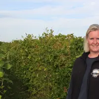 Géraldine Toupet, présidente de la coopérative agricole du haricot de Soissons.