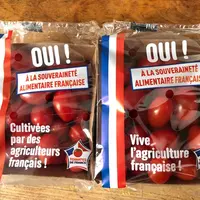 Barquettes de tomates cerise "Oui ! A la souveraineté alimentaire française".