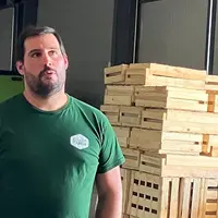 Anthony Garcin, maraîcher à Guimps en Charente.