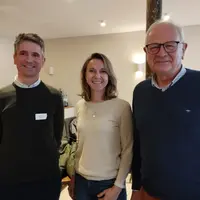Les représentants de l'association d'organisations de producteurs carottes et radis de France lors d'une présentation à la presse.