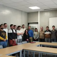 La promo de 2e année de BTSA métiers du végétal du CFAA de Saint-Livrade, en Lot-et-Garonne.