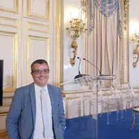 Daniel Soares, responsable de l'international chez Interfel, dans une salle au Quai d'Orsay.