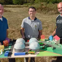Thierry Gaillard, Michaël Bonnevie et Emmanuel Vigier font partie du groupe de huit agriculteurs qui portent à bout de bras un projet de méthaniseur d