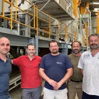 Les associés de la SARL Biotopes ont monté leur propre outil pour « démélanger » les cultures associées bio, et ainsi en valoriser une plus grande par