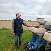 Frédéric Marchesin, agriculteur à Puch-d'Agenais. « Avant, nous ne luttions contre la deuxième génération que sur les maïs waxy, avec un traitement pa