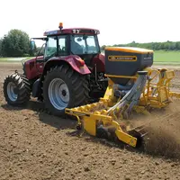 Un semis à la volée peut être pratiqué avec un semoir adapté sur un déchaumeur.
