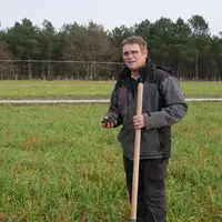 Benoît Labouille, agriculteur à Bourideys (Gironde)"J’effectue des analyses tous les ans pour deux de mes parcelles qui sont hétérogènes avec des sabl