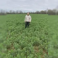 Fabien Fouchard, 76 hectares à Marigné-Peuton en Mayenne.