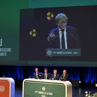 Marc Fesneau le 30 mars 2023 au congrès de la FNSEA
