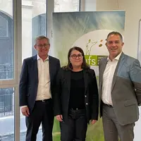 Rémi Bastien, vice président de l'UFS, Rachel Blumel, directrice et Olivier Paul, président de l'UFS"Npus nous mobilisons pour faire reconnaître la sp