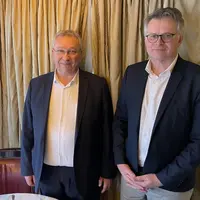 Eric Thirouin et Philippe Heusèle, AGPB"Entre les parcelles non semées et celles mal levées, nous devrions perdre 10 % de surface en blé tendre par ra