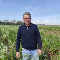 Philippe Dolo, responsable développement technique à Bretagne Plants,"Le semis de blé tendre entre les buttes de pomme de terre après défanage donne d