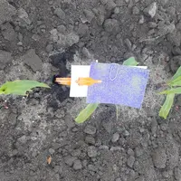 Un test a été effectué avec du papier hydrosensible pour voir si l'impact et la répartition des gouttes de pulvérisations