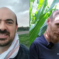 Benjamin Foltier et Sébastien Friso, animateurs techniques au service Innovations &amp; transitions agronomiques chez Axéréal.