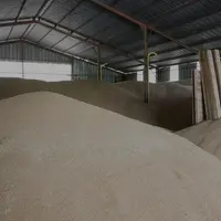 Silo à plat couvert sous hangar chez l'exploitant.