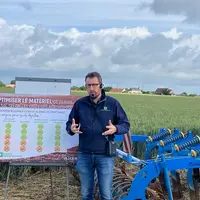 Julien Hérault, gérant de l’entreprise Conseils agroéquipements.