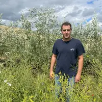 <em class="placeholder">Alexis Deville, agriculteur à Saulces-Champenoises (Ardennes)"Contre la création de ravines, deux fascines vivantes (saul